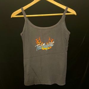 Vintage Ted Nugent metal rocker tank top